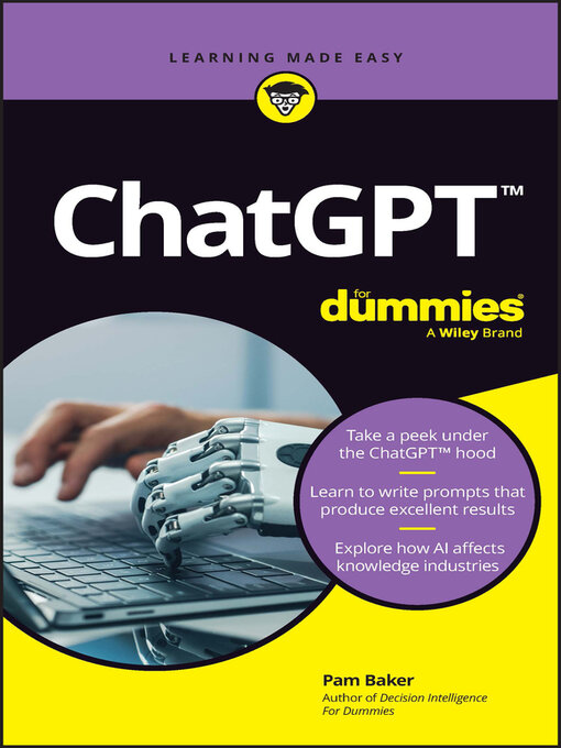 Title details for ChatGPT For Dummies by Pam Baker - Wait list